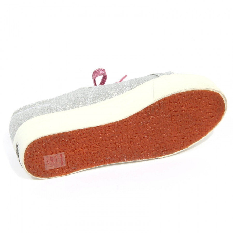 Superga silver sales glitter sneakers