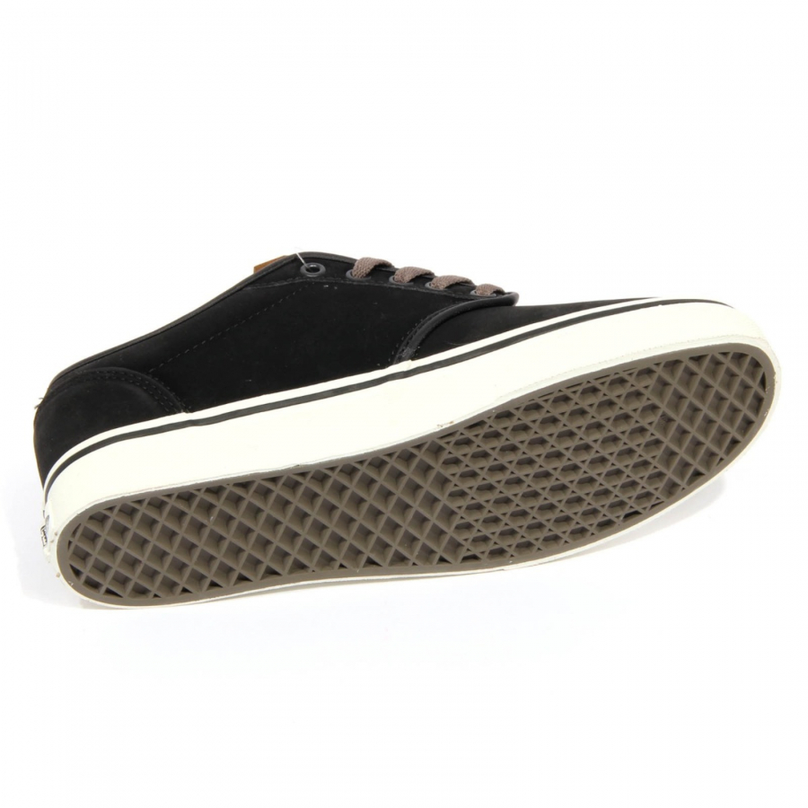 H0306 sneaker uomo VANS ATWOOD men eco leather shoe black