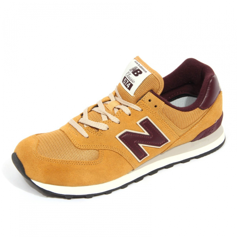 H0994 sneaker NEW BALANCE 574 shoe ocra yellow