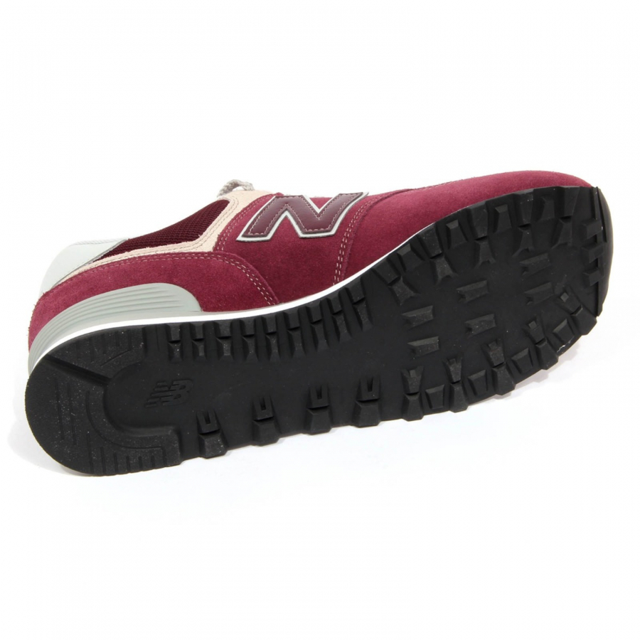 h1280 sneaker uomo NEW BALANCE 574 CLASSIC men suede fabric shoe