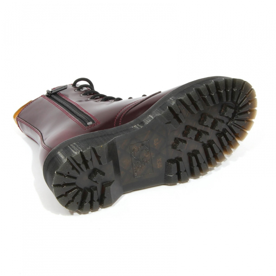 H1350 anfibio donna DR. MARTENS VEGAN woman V JADON II boot burgundy