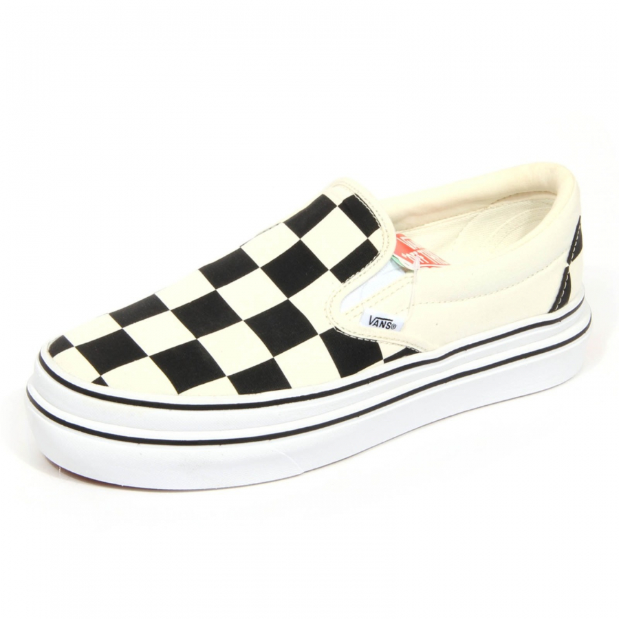 H1538 slip-on donna VANS woman SUPER COMFYCUSH S shoe off white/black