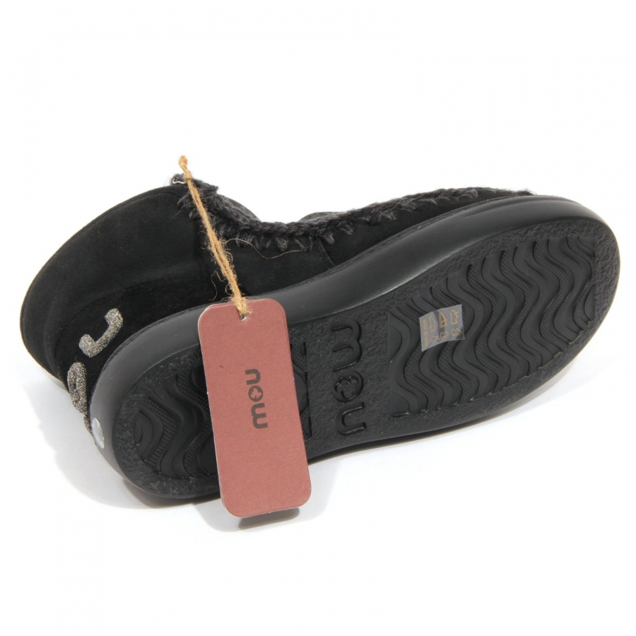 H2302 stivaletto donna MOU ESKIMO SNEAKER BOLD woman boots black