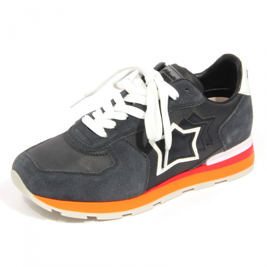 H2322 sneaker uomo ATLANTIC STARS man ANTARC ACEA shoes grey black