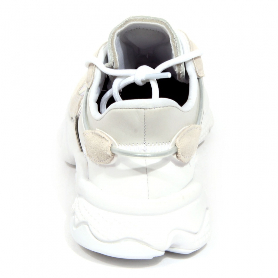H2636 sneaker donna ADIDAS OZWEEGO woman eco leather shoes beige lilac