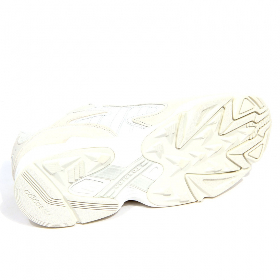 H3390 sneaker uomo ADIDAS men fabric suede shoes white beige
