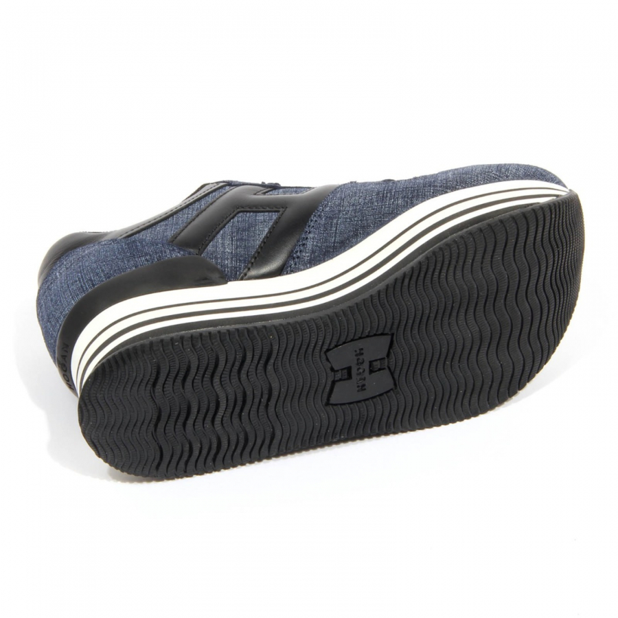 H4204 sneaker donna HOGAN MAXI H283 woman denim shoes