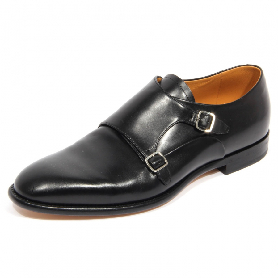 H4804 scarpa doppia fibbia uomo FABI man shoes black