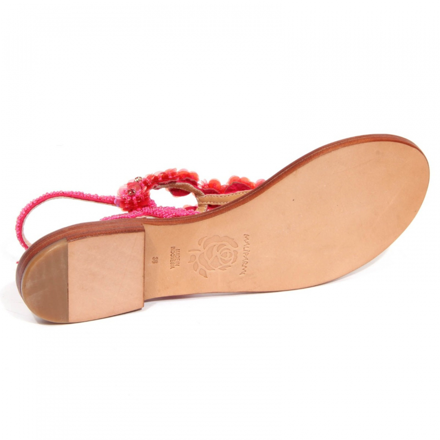 H4980 infradito donna MALIPARMI woman beads sandal