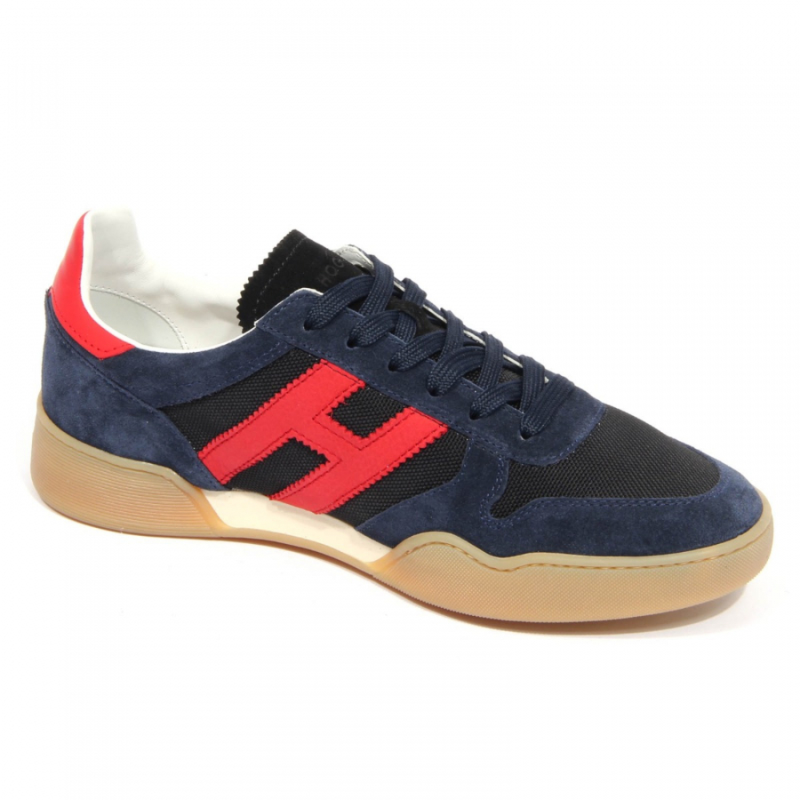 H5526 sneaker uomo HOGAN H357 man shoes blue