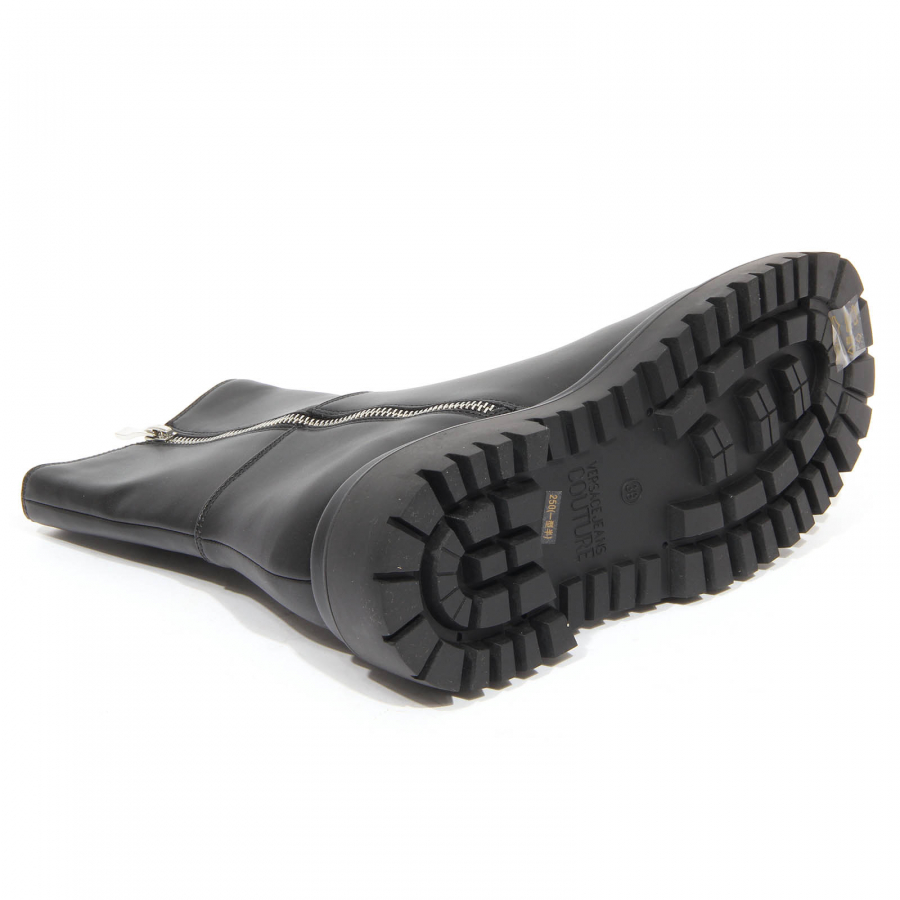 H8569 stivaletto donna VERSACE JEANS COUTURE woman vegan boots