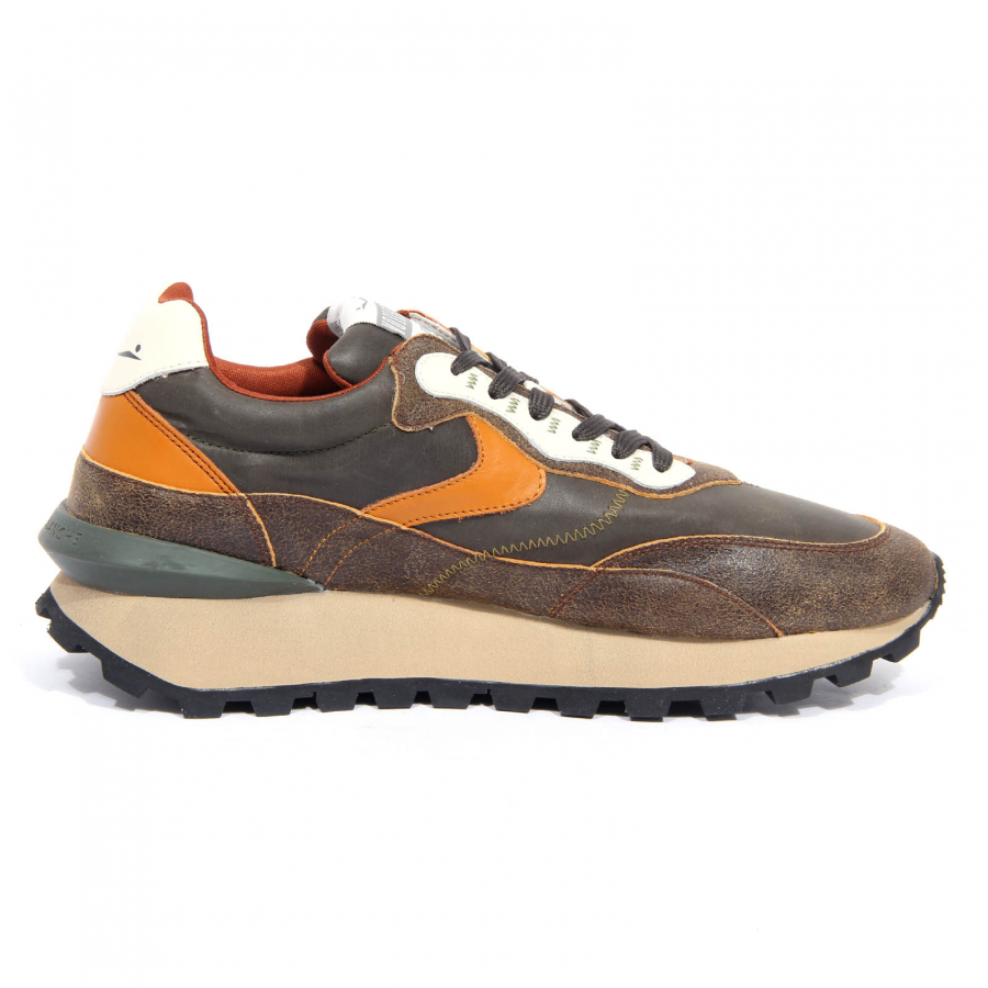 H9230 sneaker uomo VOILE BLANCHE QUARK man vintage effect shoes