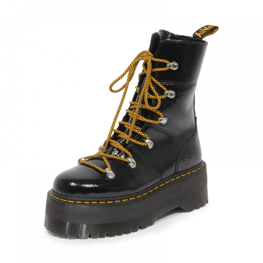 Wmns Dr. Martens Ghilana Max Distressed PATENT Leather Platform