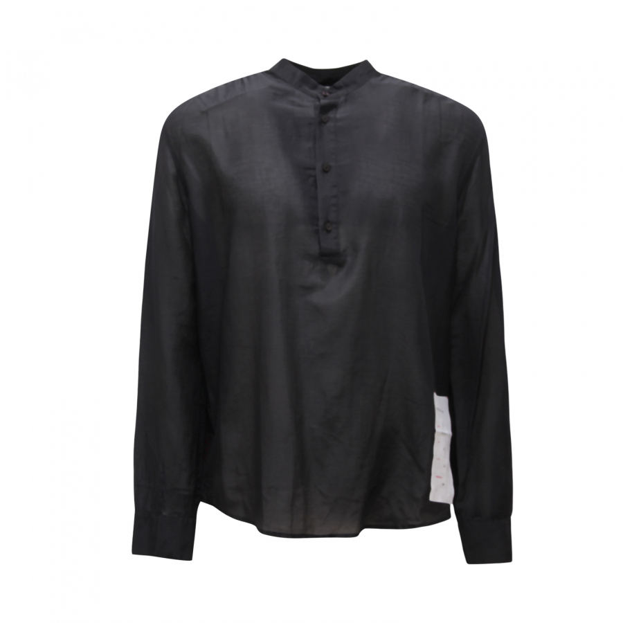 I4847 CAMICIA COREANA UOMO AMARANTO MAN COTTON SILK SHIRT