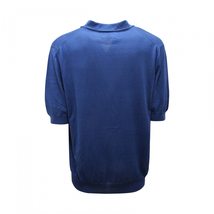 I4978 POLO UOMO BALLANTYNE MAN SILK COTTON POLO